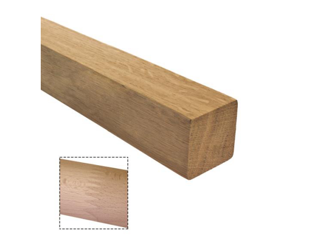 Korlát karfa- natúr tölgyfa